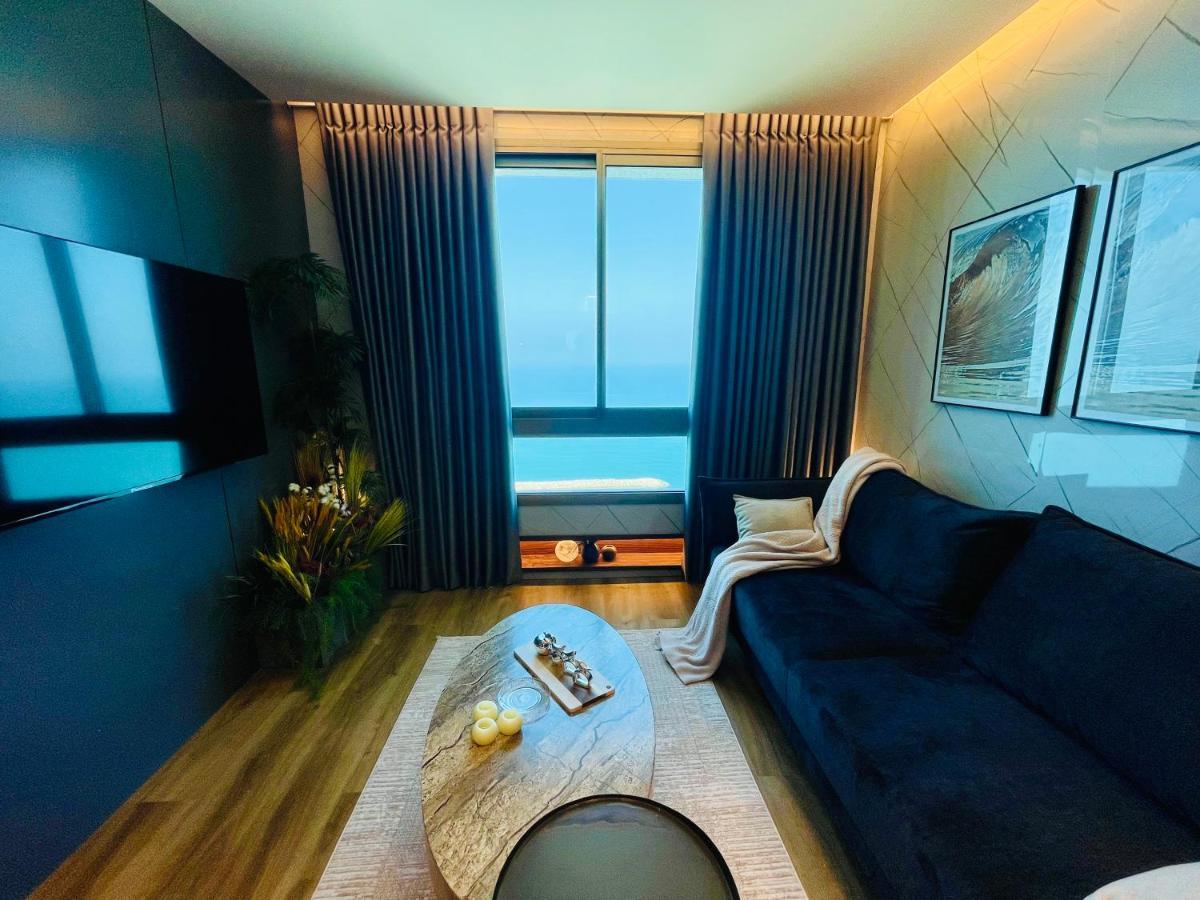 C Tower Apartments Netanya Bagian luar foto
