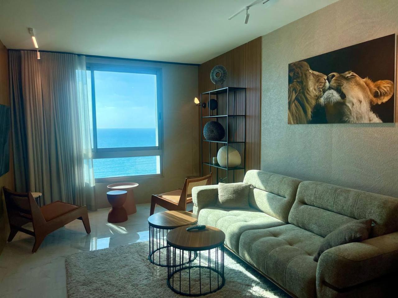 C Tower Apartments Netanya Bagian luar foto